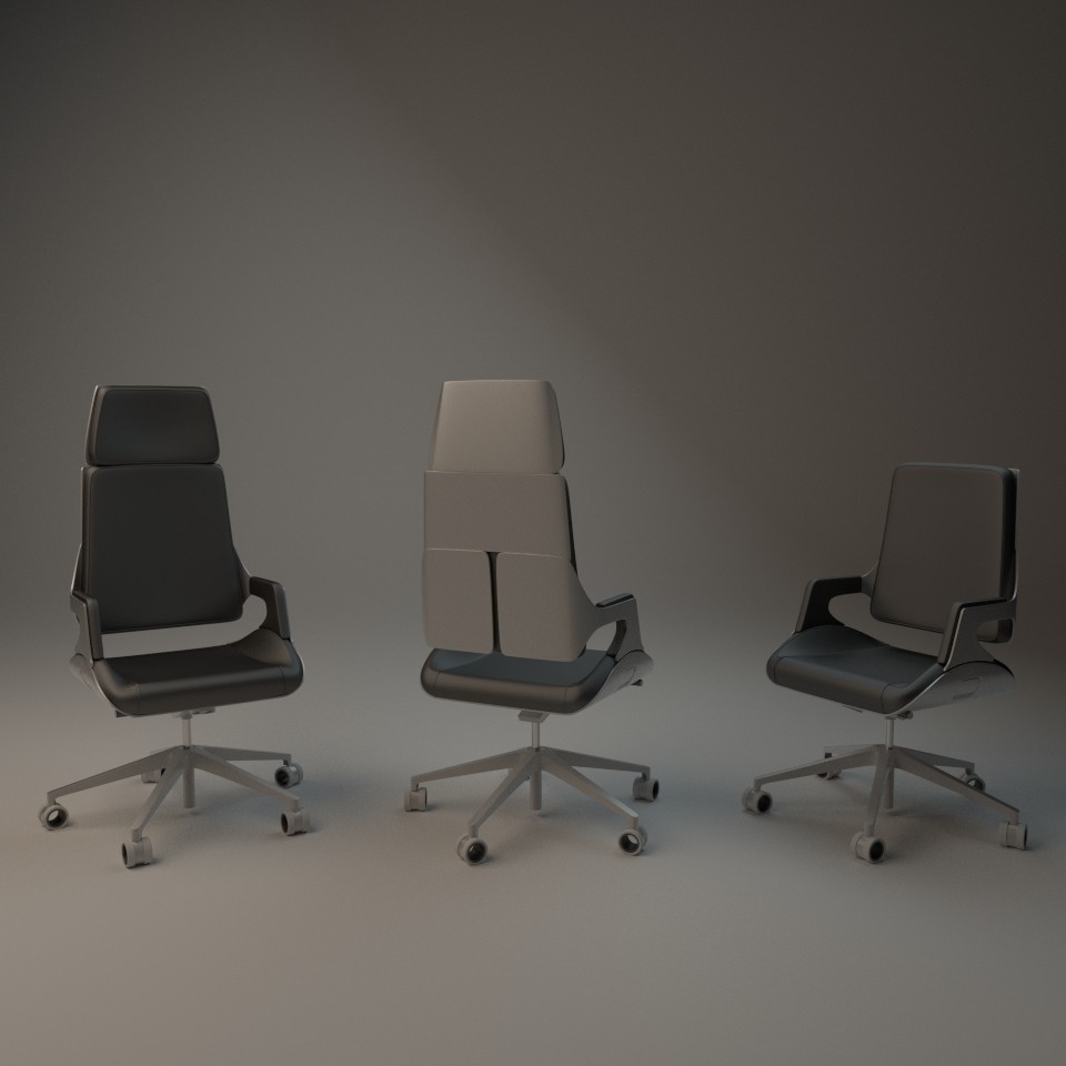Interstuhl silver office chair preview image 1